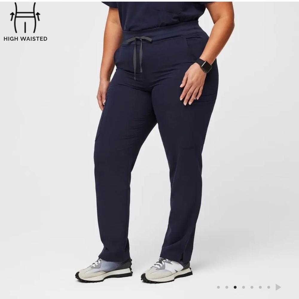 FIGS XXL Tall yola skinny scrub pants in navy